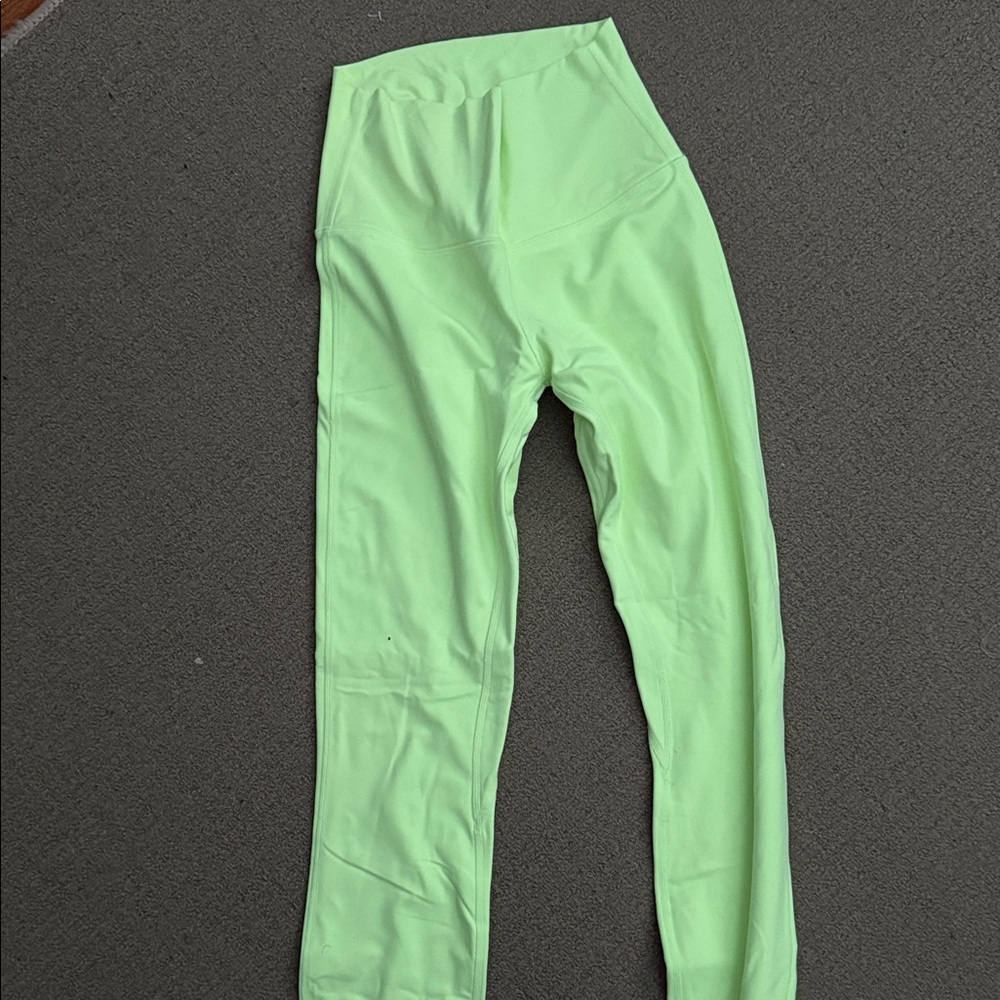 lululemon women’s align leggings neon green